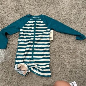brand new with tags Tea Collection unisex swimsuit 4T